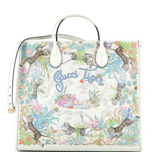 Gucci Tiger Convertible Open Tote #229928G15B